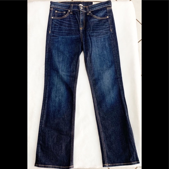 Rag & Bone High Waist 10” Inch Crop/Jean/Denim - Picture 3 of 8